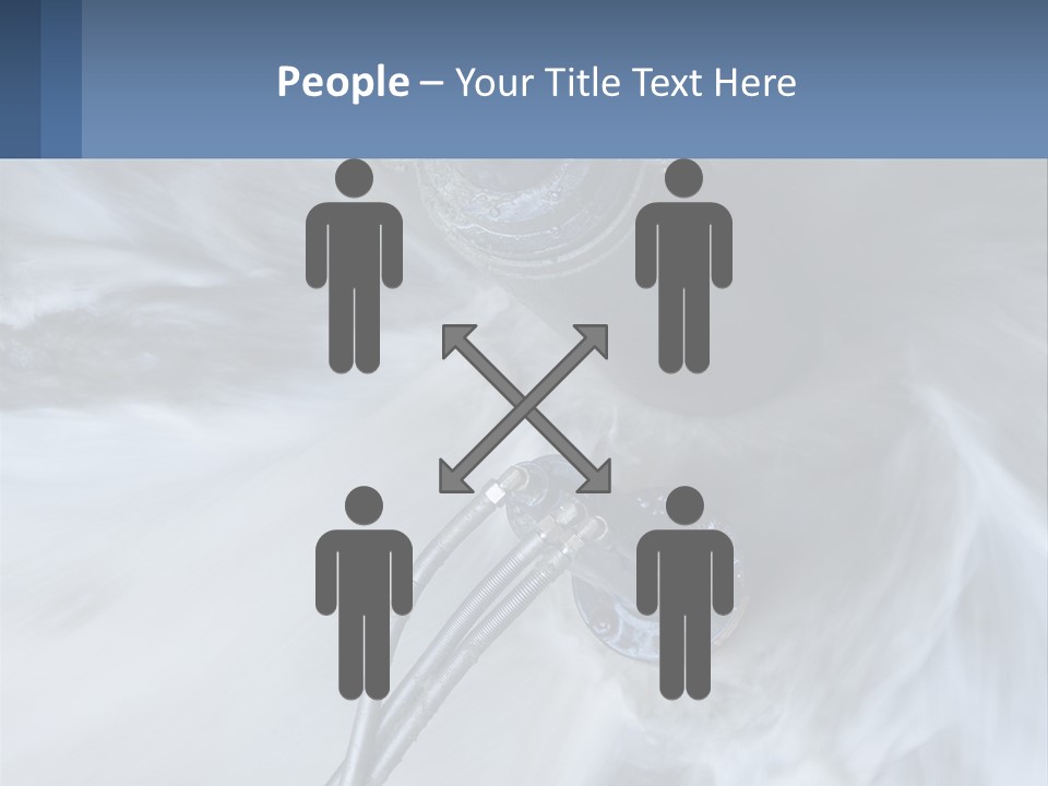 A Large Pipe Is Shown In This Powerpoint Presentation PowerPoint Template