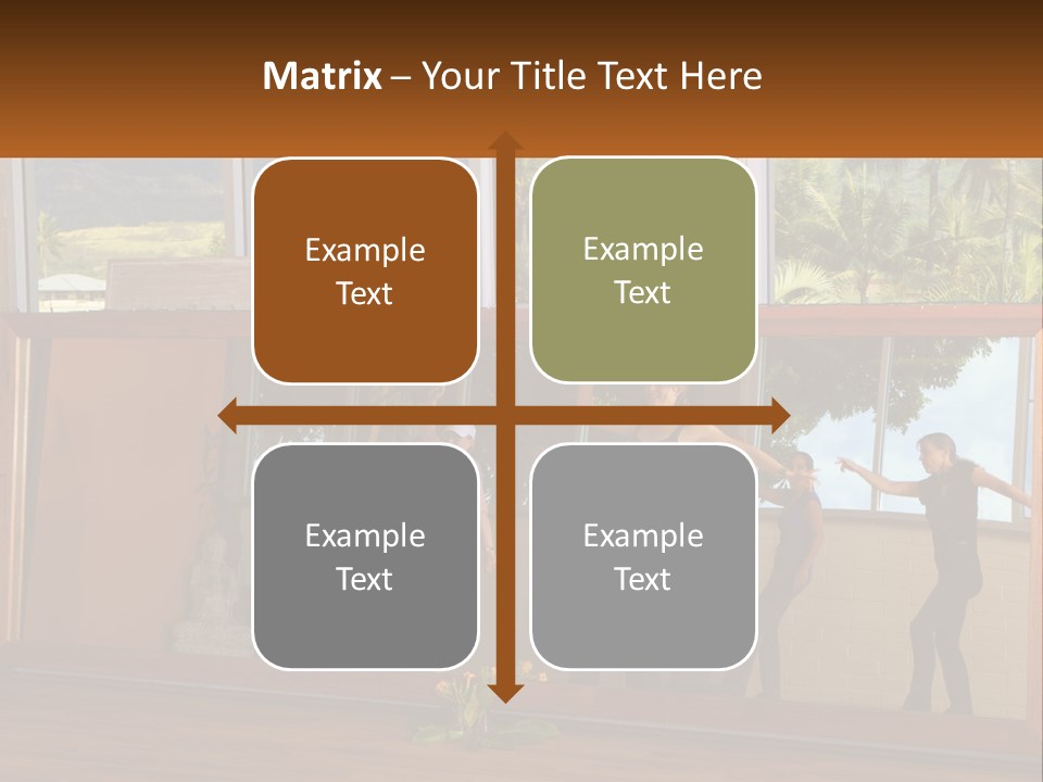 A Group Of People Standing In Front Of A Mirror PowerPoint Template