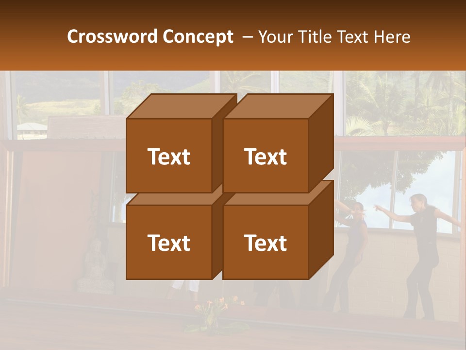 A Group Of People Standing In Front Of A Mirror PowerPoint Template