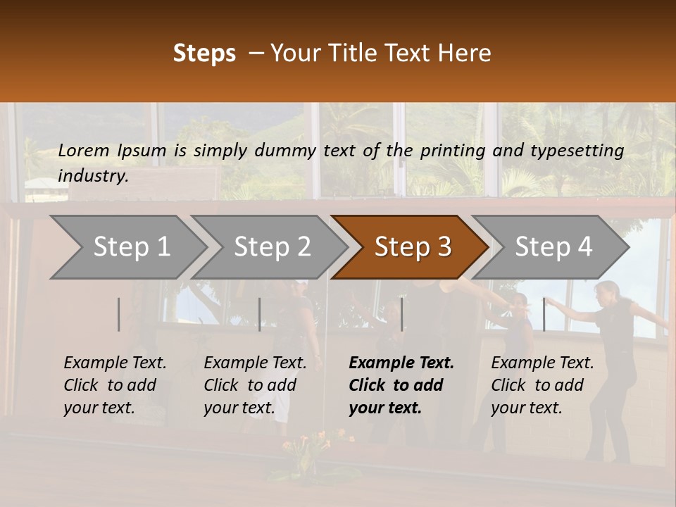 A Group Of People Standing In Front Of A Mirror PowerPoint Template
