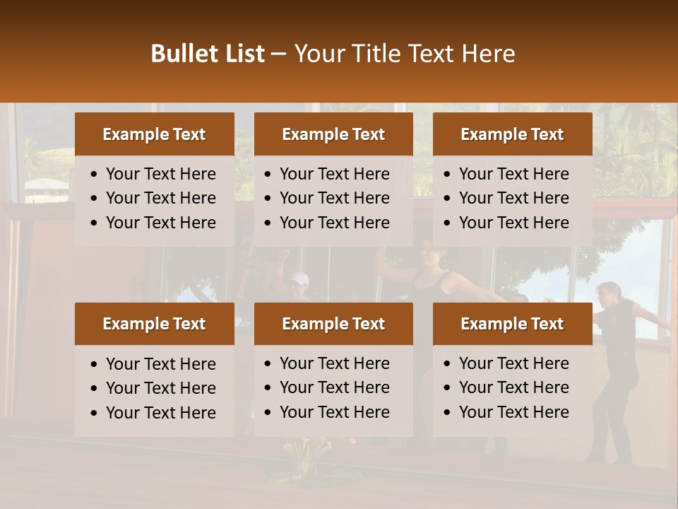 A Group Of People Standing In Front Of A Mirror PowerPoint Template