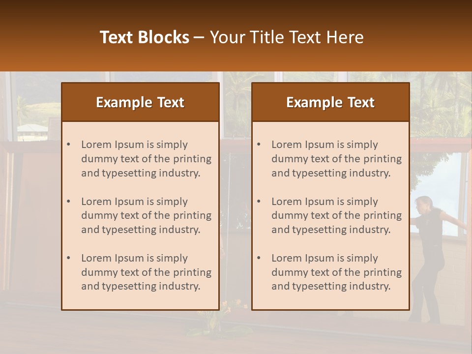 A Group Of People Standing In Front Of A Mirror PowerPoint Template