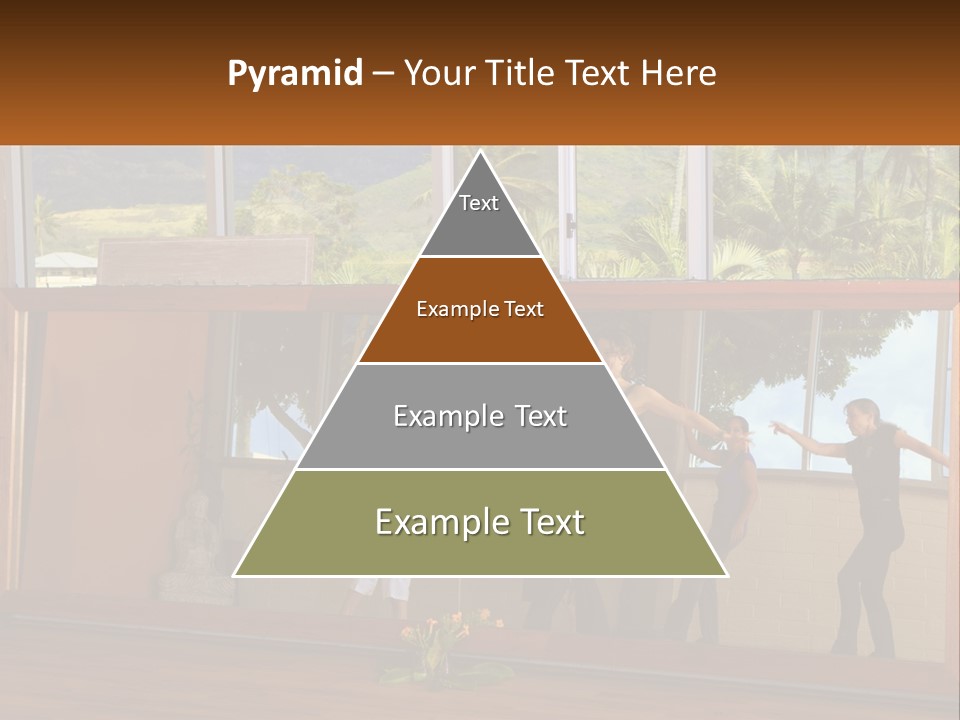 A Group Of People Standing In Front Of A Mirror PowerPoint Template