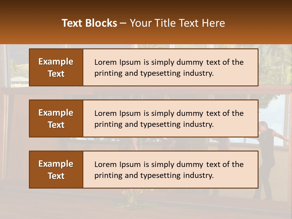 A Group Of People Standing In Front Of A Mirror PowerPoint Template