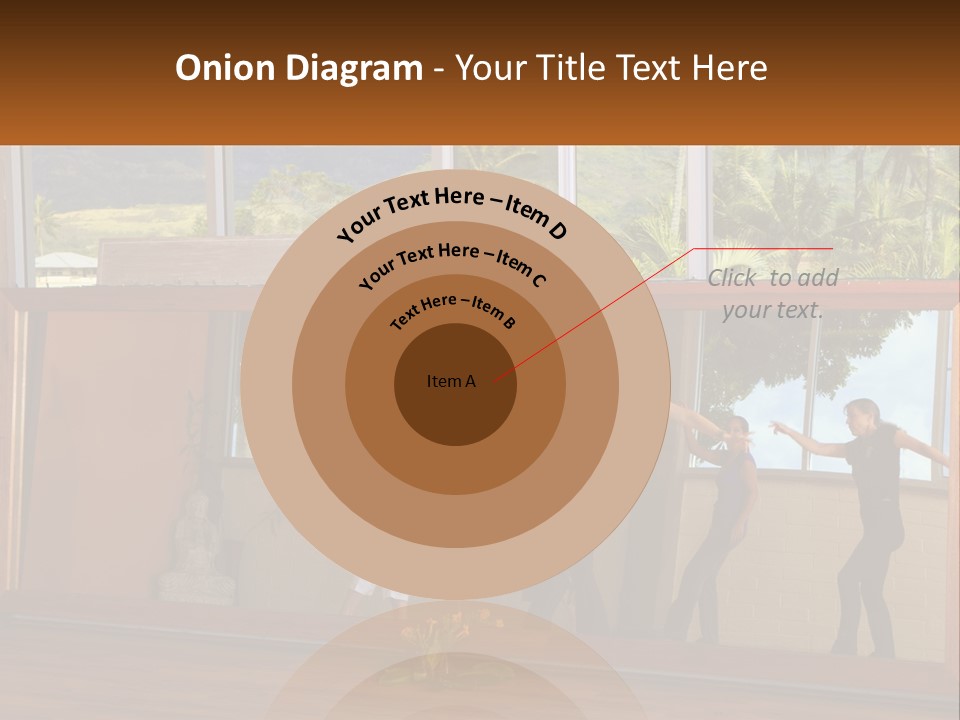 A Group Of People Standing In Front Of A Mirror PowerPoint Template