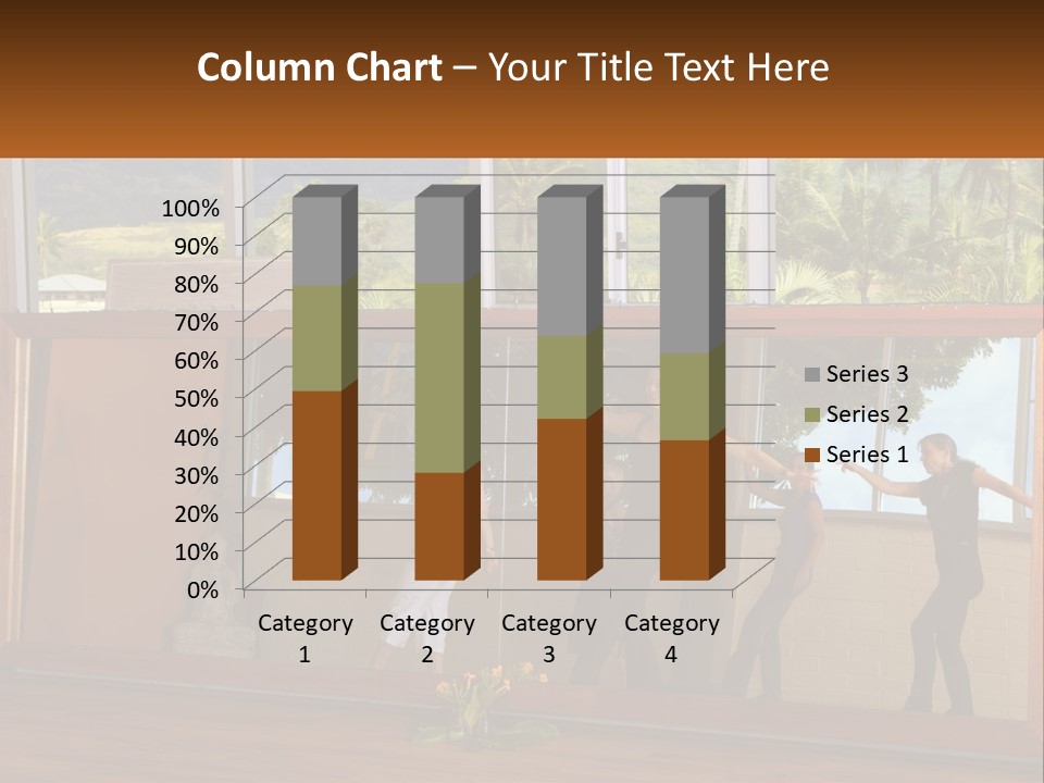 A Group Of People Standing In Front Of A Mirror PowerPoint Template