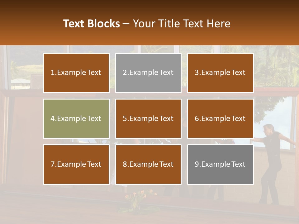 A Group Of People Standing In Front Of A Mirror PowerPoint Template