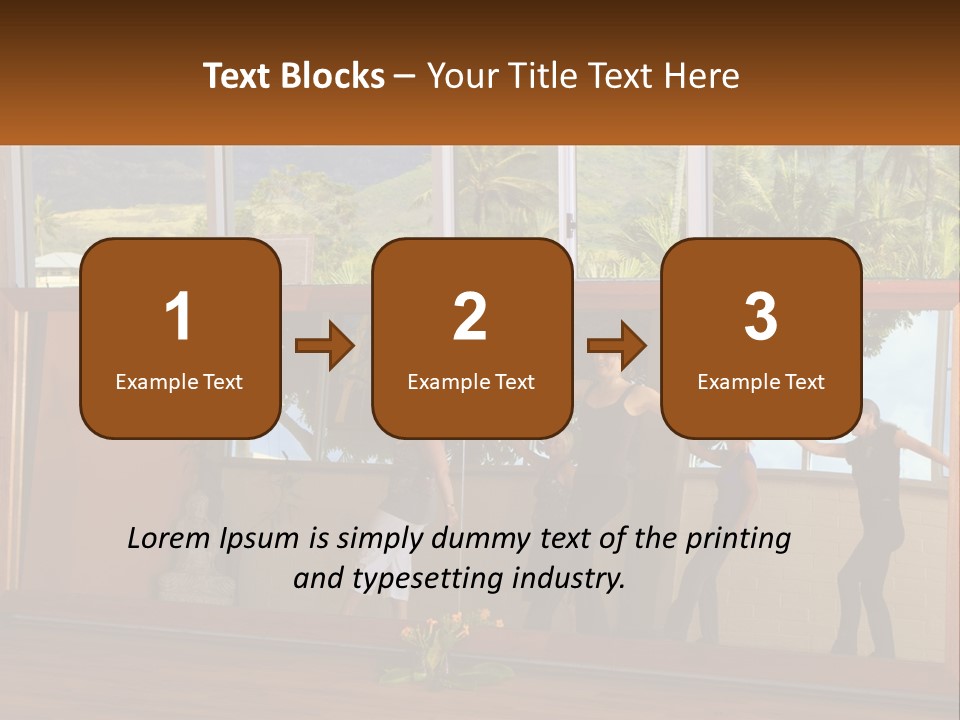 A Group Of People Standing In Front Of A Mirror PowerPoint Template