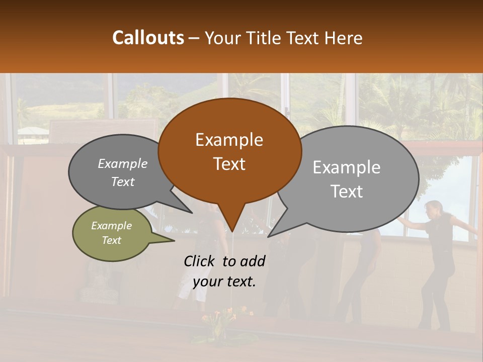 A Group Of People Standing In Front Of A Mirror PowerPoint Template