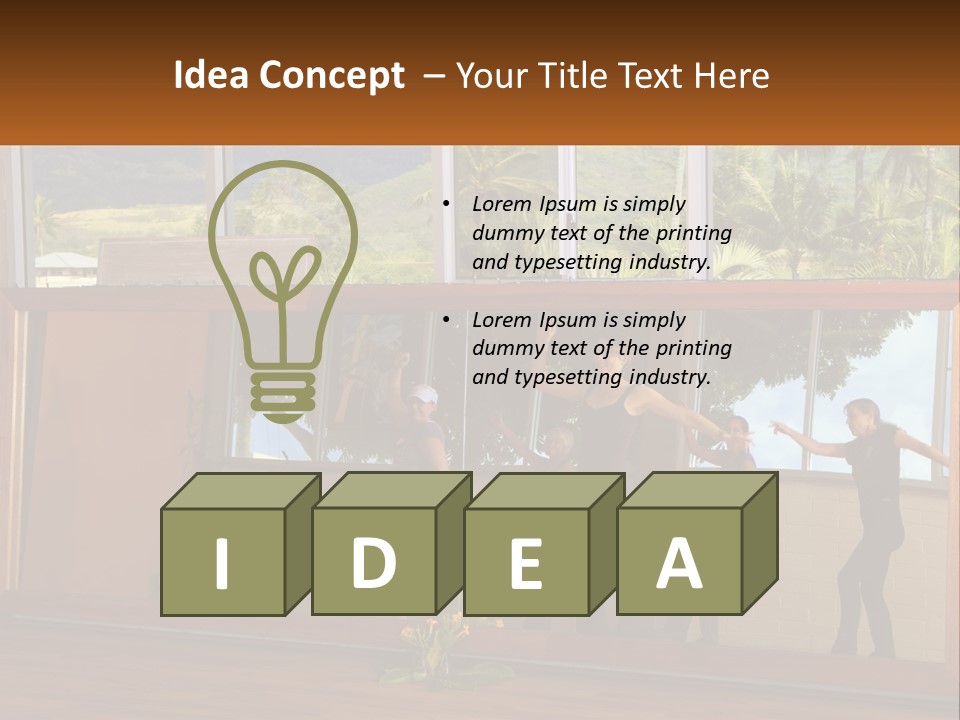 A Group Of People Standing In Front Of A Mirror PowerPoint Template