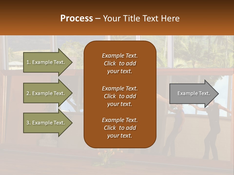 A Group Of People Standing In Front Of A Mirror PowerPoint Template