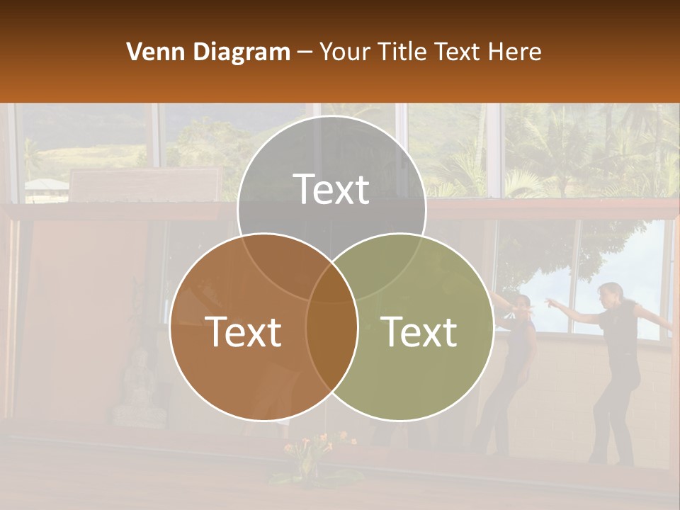 A Group Of People Standing In Front Of A Mirror PowerPoint Template