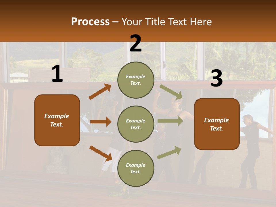 A Group Of People Standing In Front Of A Mirror PowerPoint Template