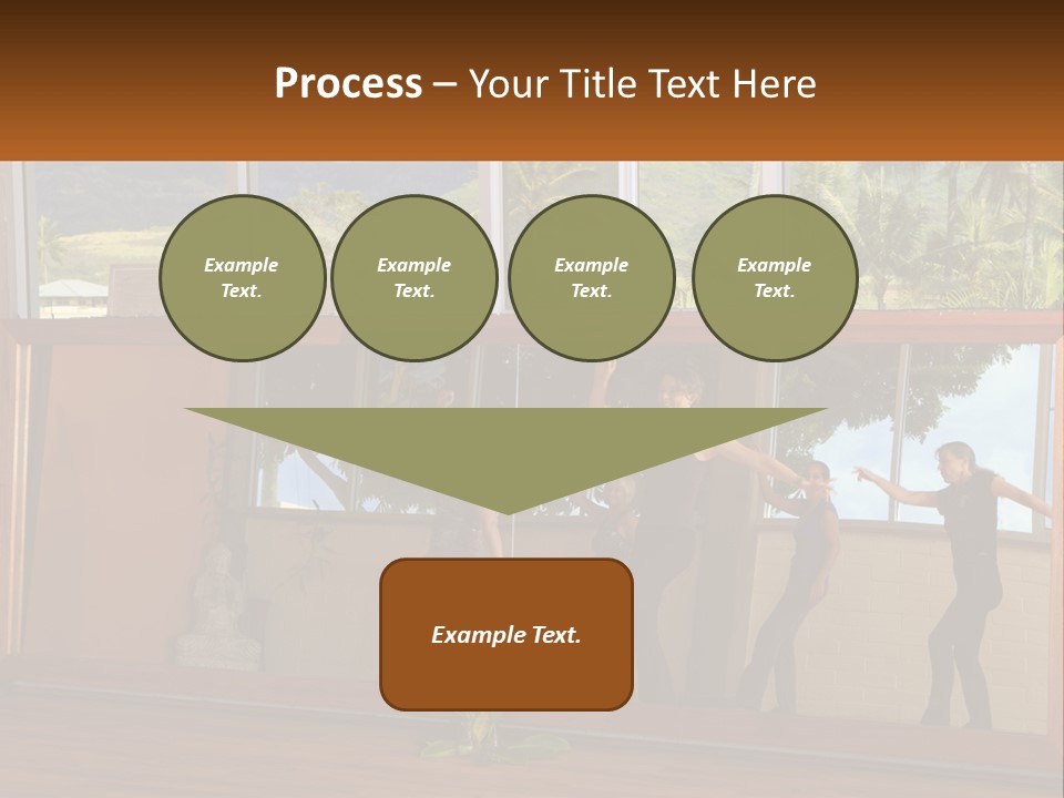 A Group Of People Standing In Front Of A Mirror PowerPoint Template