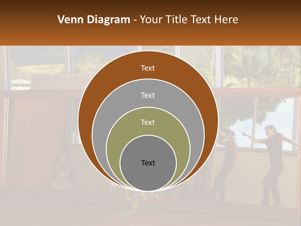 A Group Of People Standing In Front Of A Mirror PowerPoint Template