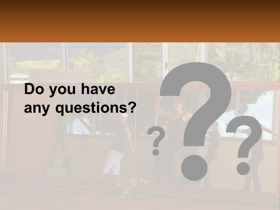 A Group Of People Standing In Front Of A Mirror PowerPoint Template