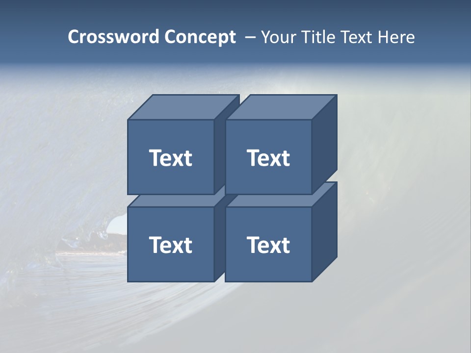 A Large Wave In The Ocean With A Sky Background PowerPoint Template