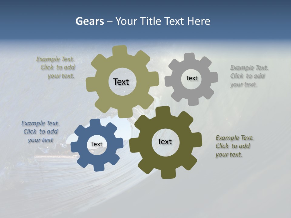 A Large Wave In The Ocean With A Sky Background PowerPoint Template