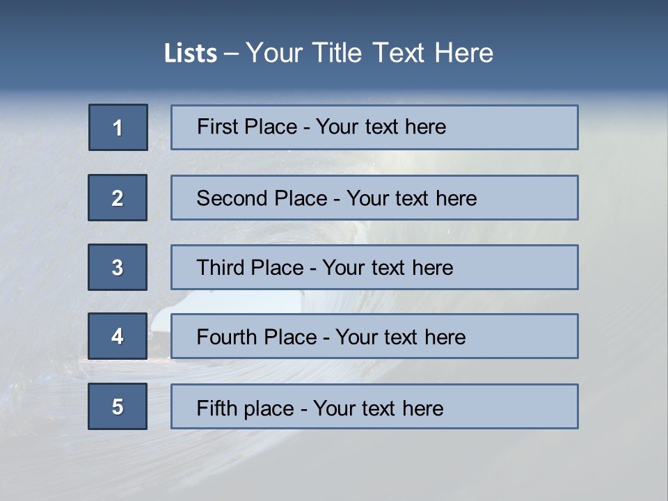 A Large Wave In The Ocean With A Sky Background PowerPoint Template