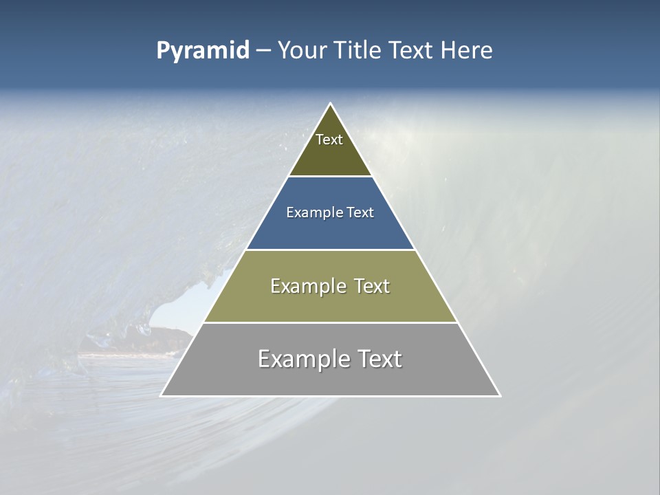 A Large Wave In The Ocean With A Sky Background PowerPoint Template