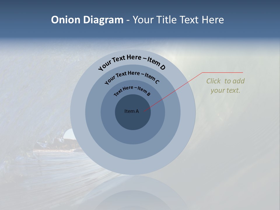 A Large Wave In The Ocean With A Sky Background PowerPoint Template