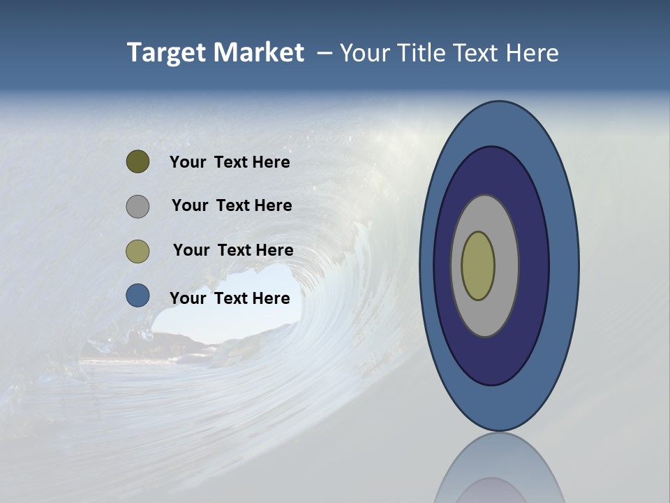 A Large Wave In The Ocean With A Sky Background PowerPoint Template