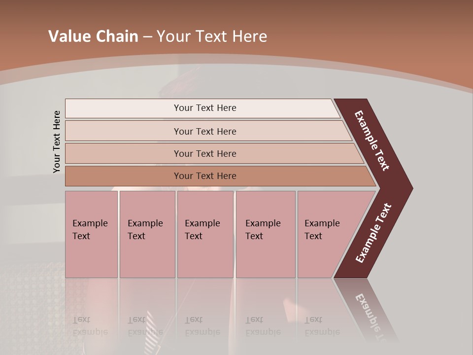 A Woman With Red Hair Is Sitting On The Floor PowerPoint Template
