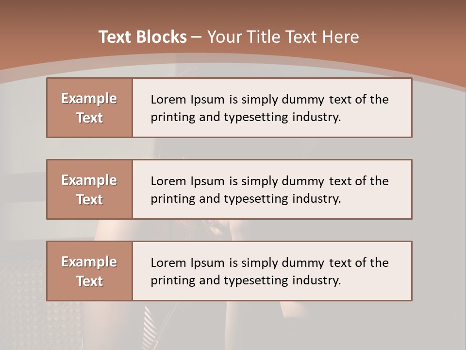 A Woman With Red Hair Is Sitting On The Floor PowerPoint Template