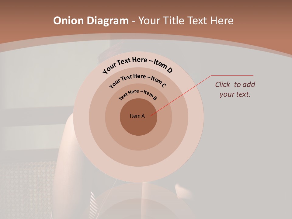 A Woman With Red Hair Is Sitting On The Floor PowerPoint Template