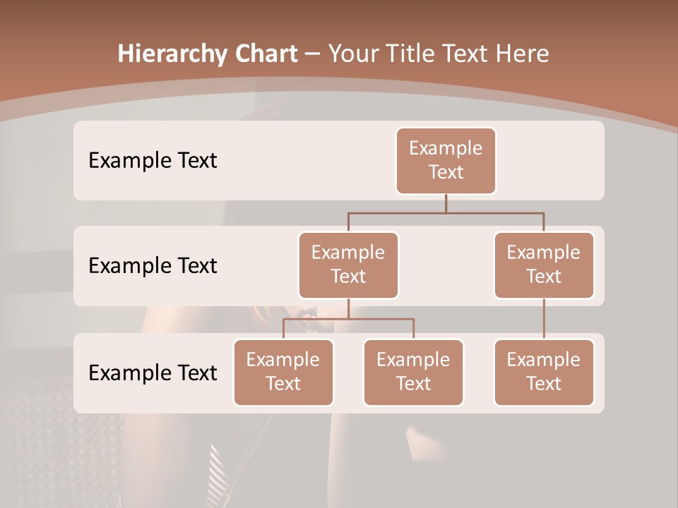 A Woman With Red Hair Is Sitting On The Floor PowerPoint Template