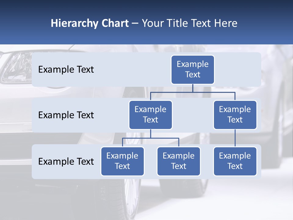A Row Of White Cars In A Showroom PowerPoint Template