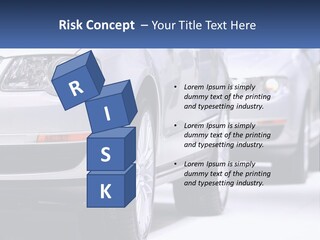 A Row Of White Cars In A Showroom PowerPoint Template