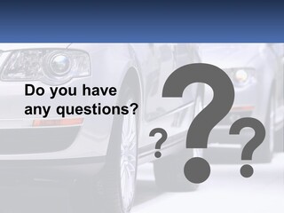 A Row Of White Cars In A Showroom PowerPoint Template