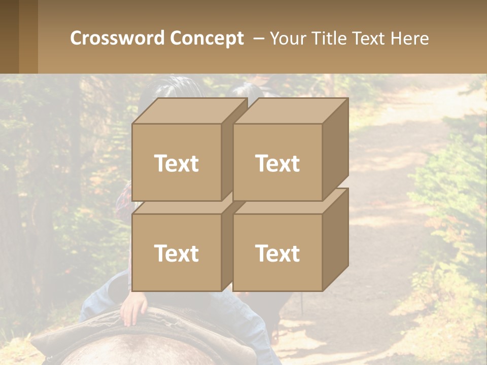 A Group Of People Riding On The Back Of Horses PowerPoint Template