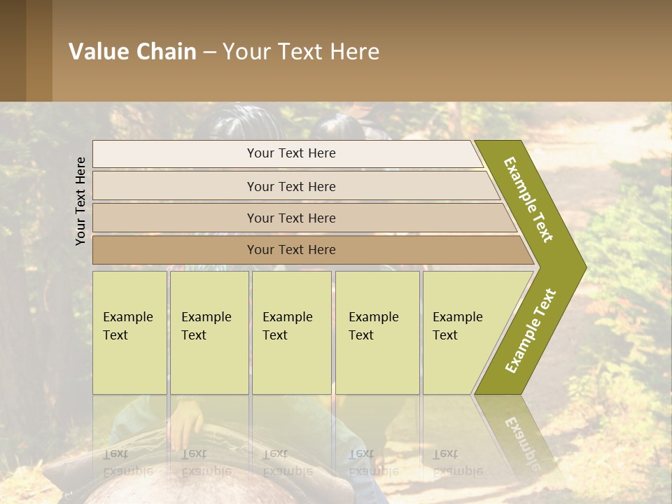 A Group Of People Riding On The Back Of Horses PowerPoint Template