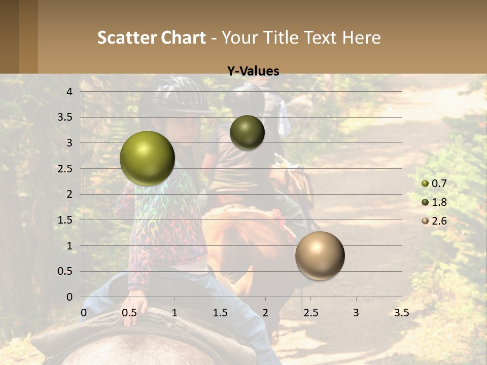 A Group Of People Riding On The Back Of Horses PowerPoint Template