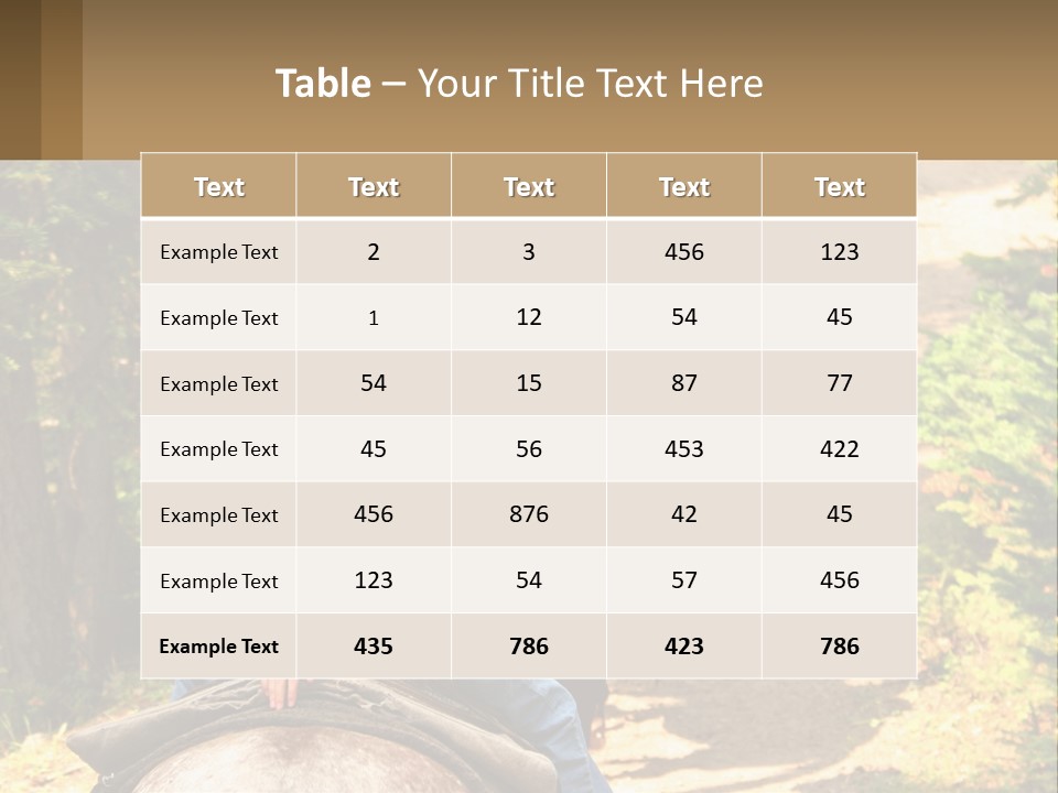 A Group Of People Riding On The Back Of Horses PowerPoint Template