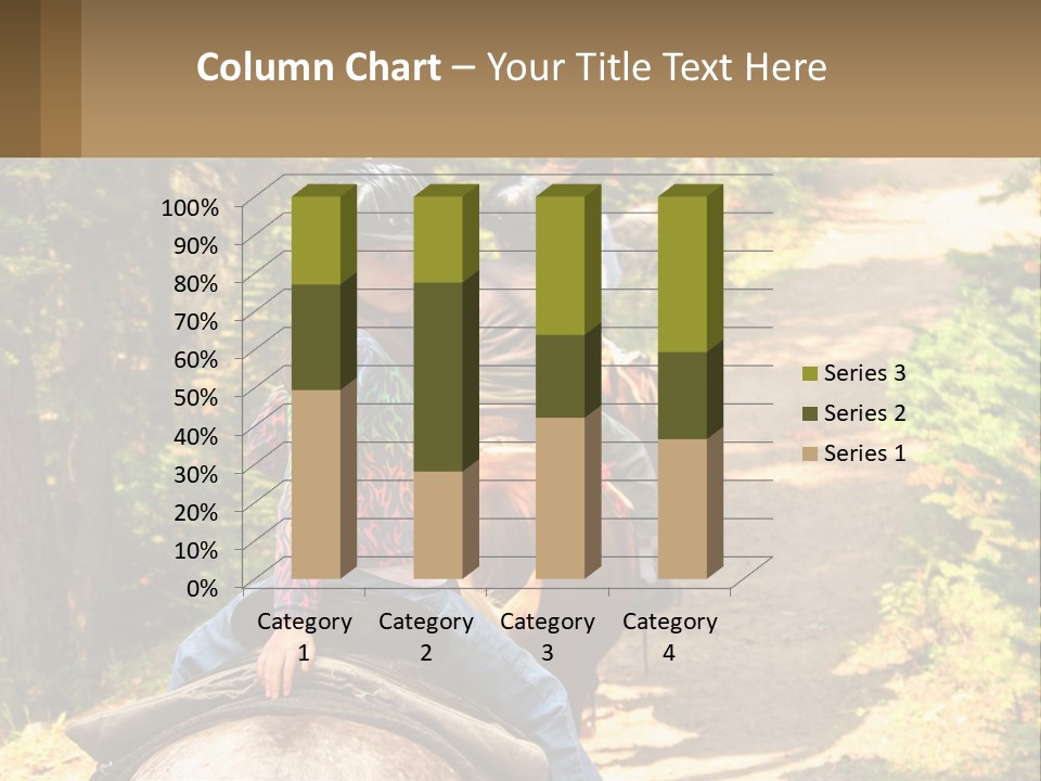 A Group Of People Riding On The Back Of Horses PowerPoint Template