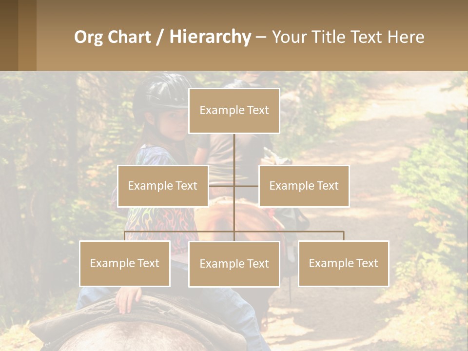 A Group Of People Riding On The Back Of Horses PowerPoint Template