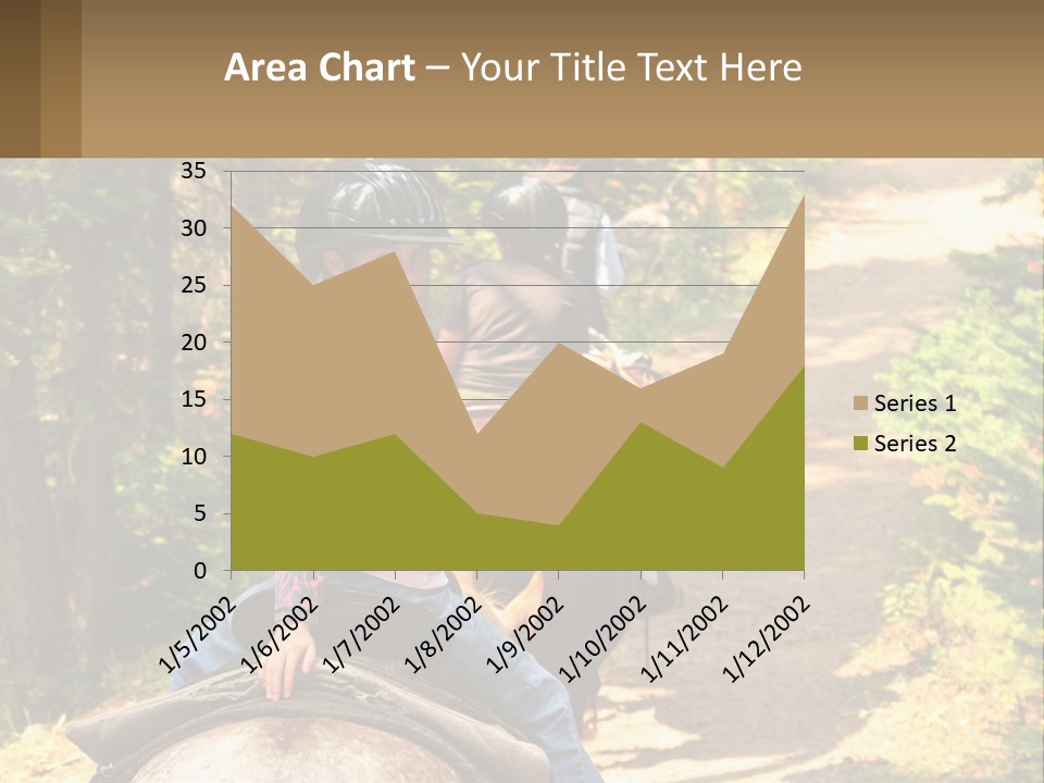 A Group Of People Riding On The Back Of Horses PowerPoint Template