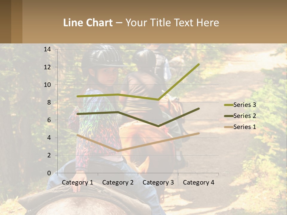 A Group Of People Riding On The Back Of Horses PowerPoint Template