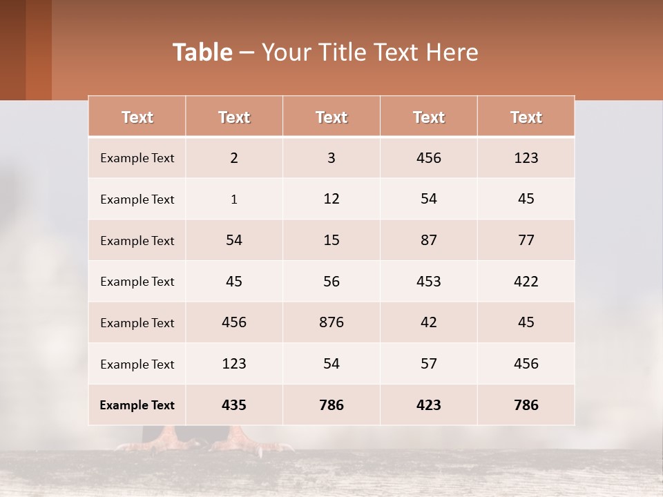 A Black Bird Sitting On Top Of A Wooden Fence PowerPoint Template