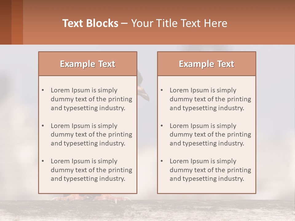 A Black Bird Sitting On Top Of A Wooden Fence PowerPoint Template