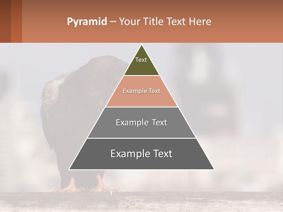 A Black Bird Sitting On Top Of A Wooden Fence PowerPoint Template