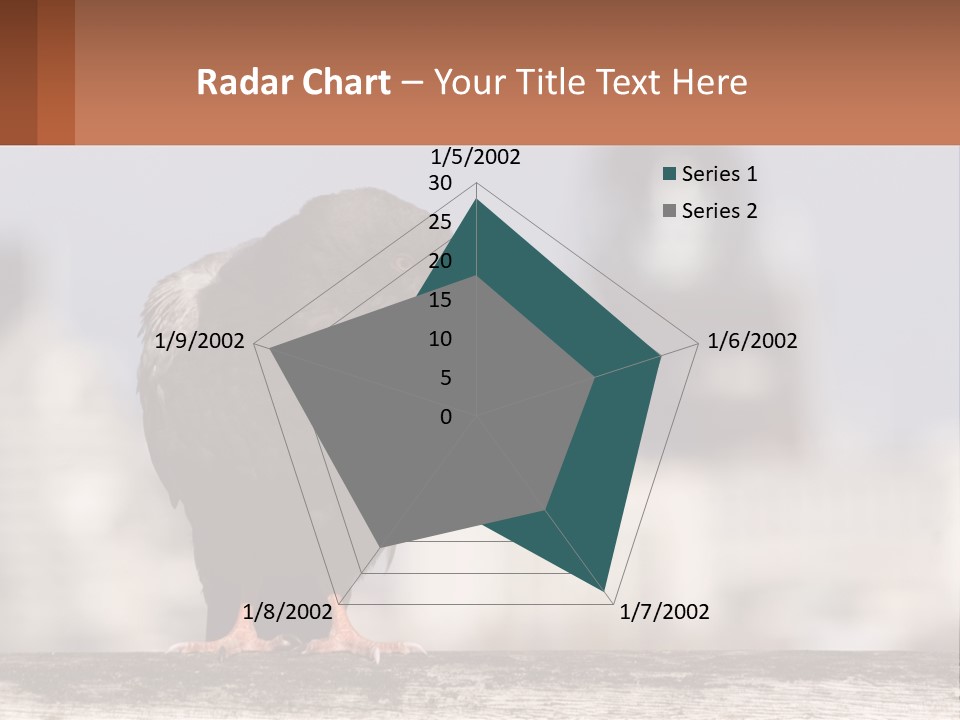 A Black Bird Sitting On Top Of A Wooden Fence PowerPoint Template