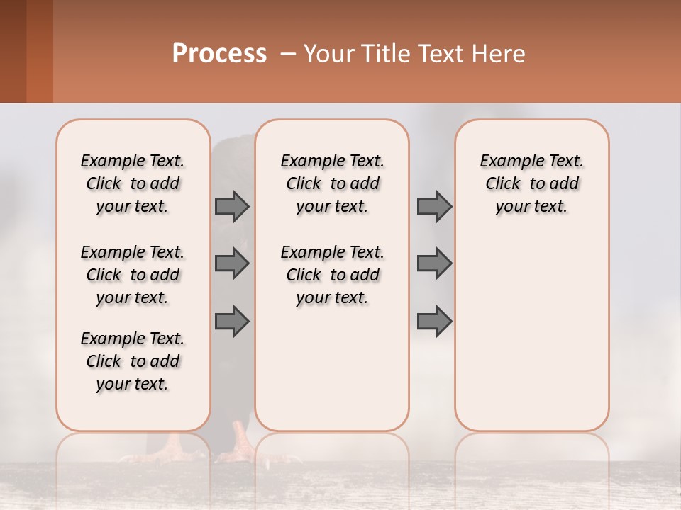 A Black Bird Sitting On Top Of A Wooden Fence PowerPoint Template