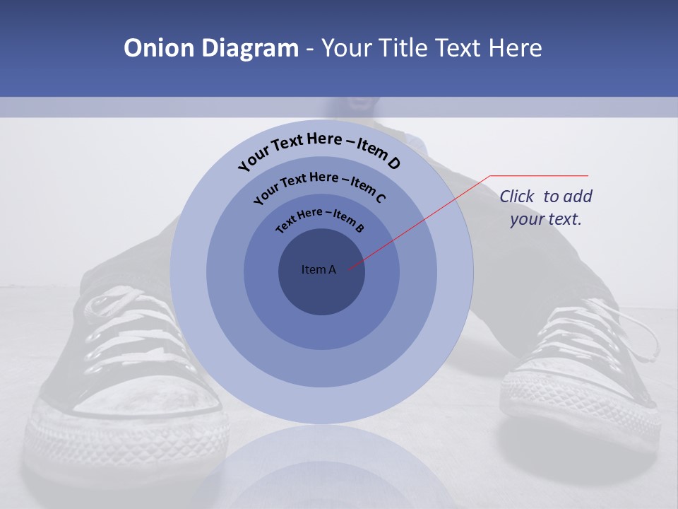 A Man Sitting On The Floor With His Feet Up PowerPoint Template