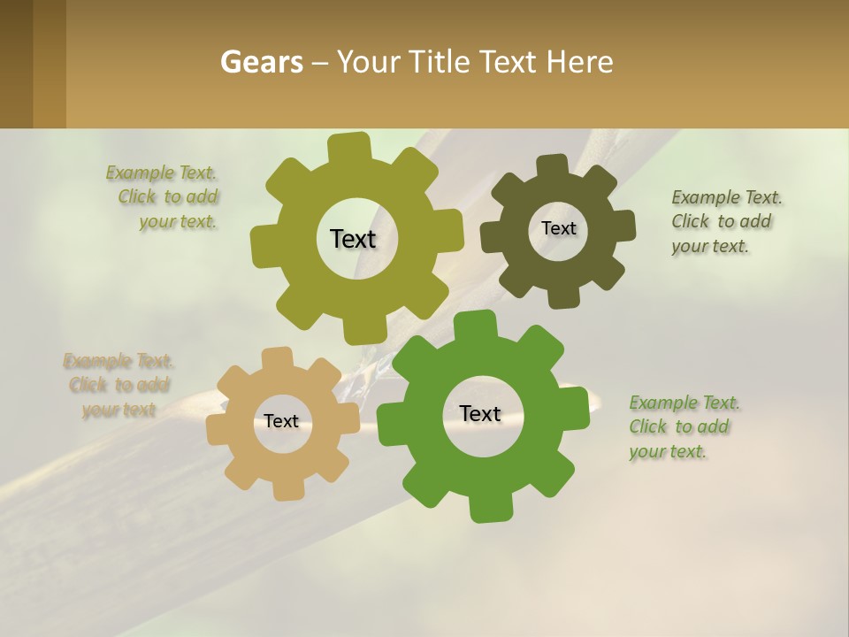 A Drop Of Water Coming Out Of A Wooden Bowl PowerPoint Template