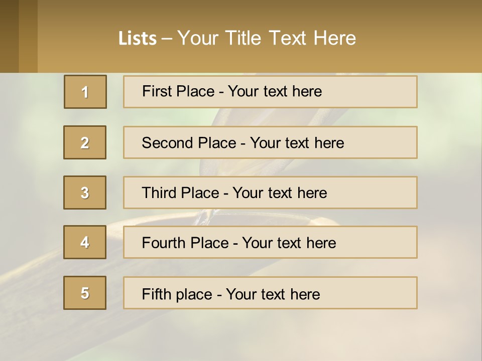 A Drop Of Water Coming Out Of A Wooden Bowl PowerPoint Template
