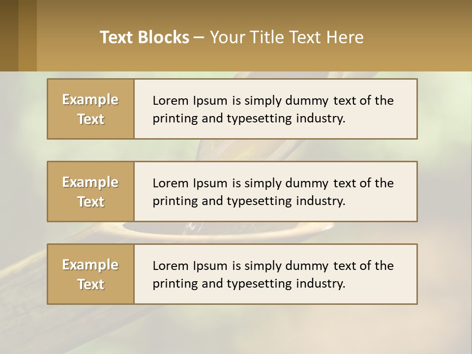 A Drop Of Water Coming Out Of A Wooden Bowl PowerPoint Template